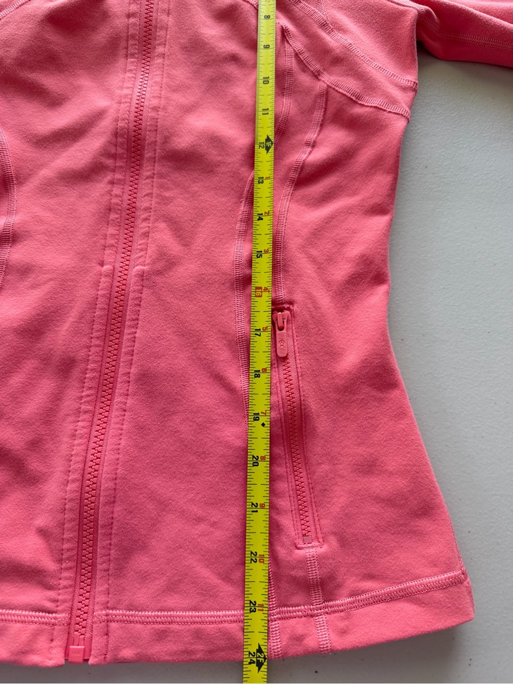 Lululemon Define Jacket Luon Raspberry Cream Size 6 - Picture 13 of 16
